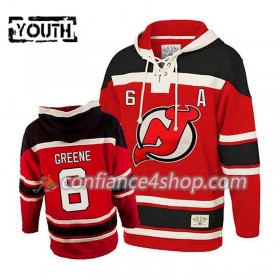 Adidas Maillot de Hockey New Jersey Devils Andy Greene 6 Rouge Sawyer Chandails à capuchon - Enfant